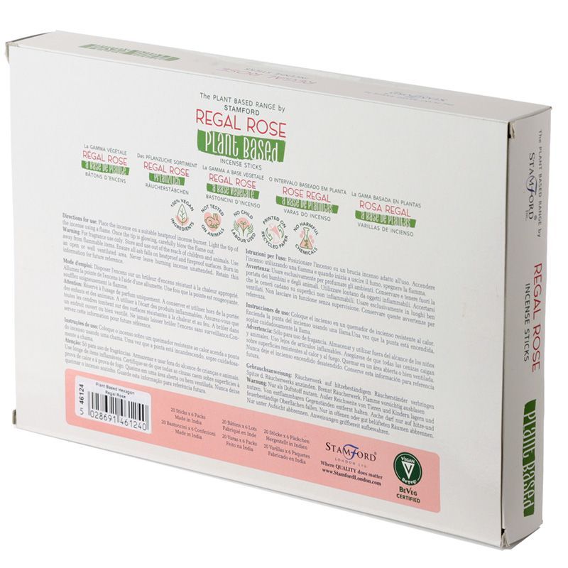Regal Rose - Plant-Based Incense Sticks (50g Pack)