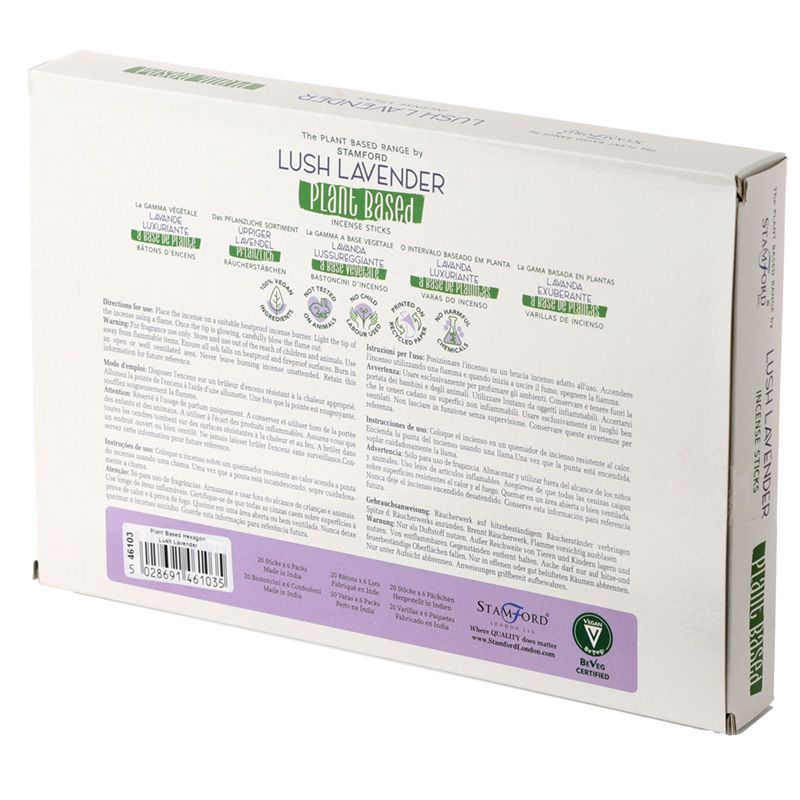 Lush Lavender - Plant-Based Incense Sticks (50g Pack)