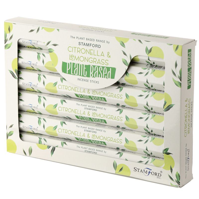 Citronella & Lemongrass - Plant-Based Incense Sticks (50g Pack)