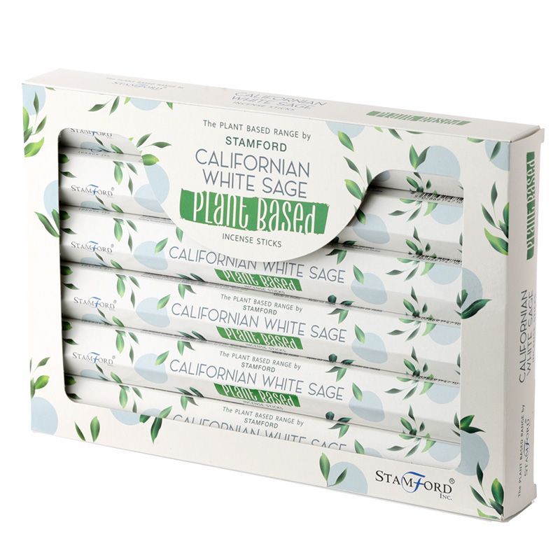 Californian White Sage - Plant-Based Incense Sticks (50g Pack)