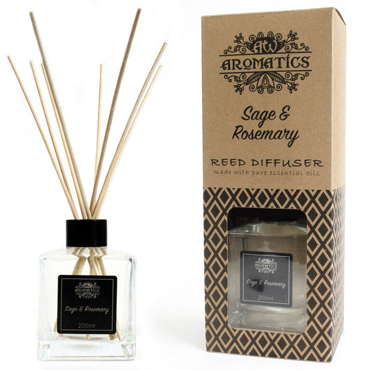 Sage & Rosemary - Essential Oil Reed Diffuser (200ml)