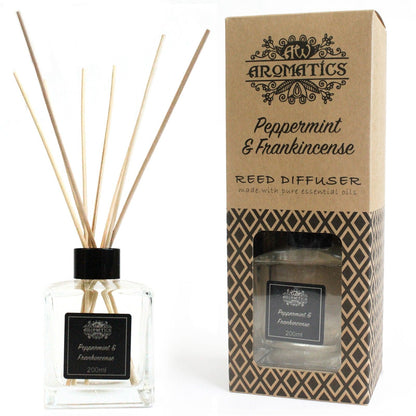 Peppermint & Frankincense - Essential Oil Reed Diffuser (200ml)