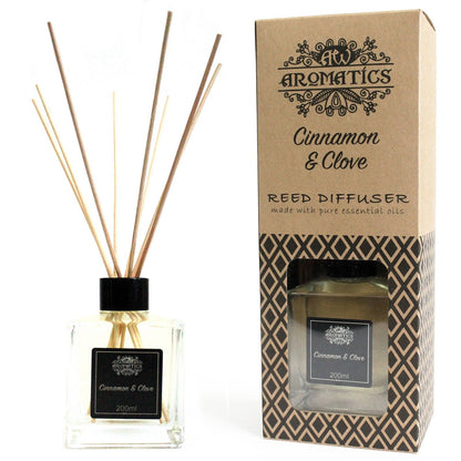 Cinnamon & Clove - Essential Oil Reed Diffuser (200ml)
