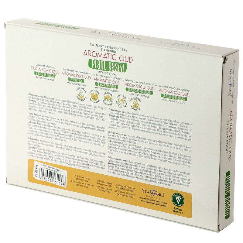 Aromatic Oud - Plant-Based Incense Sticks (50g Pack)