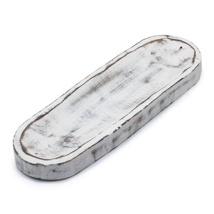 Classic Whitewash - Large Incense Tray (30×10cm)