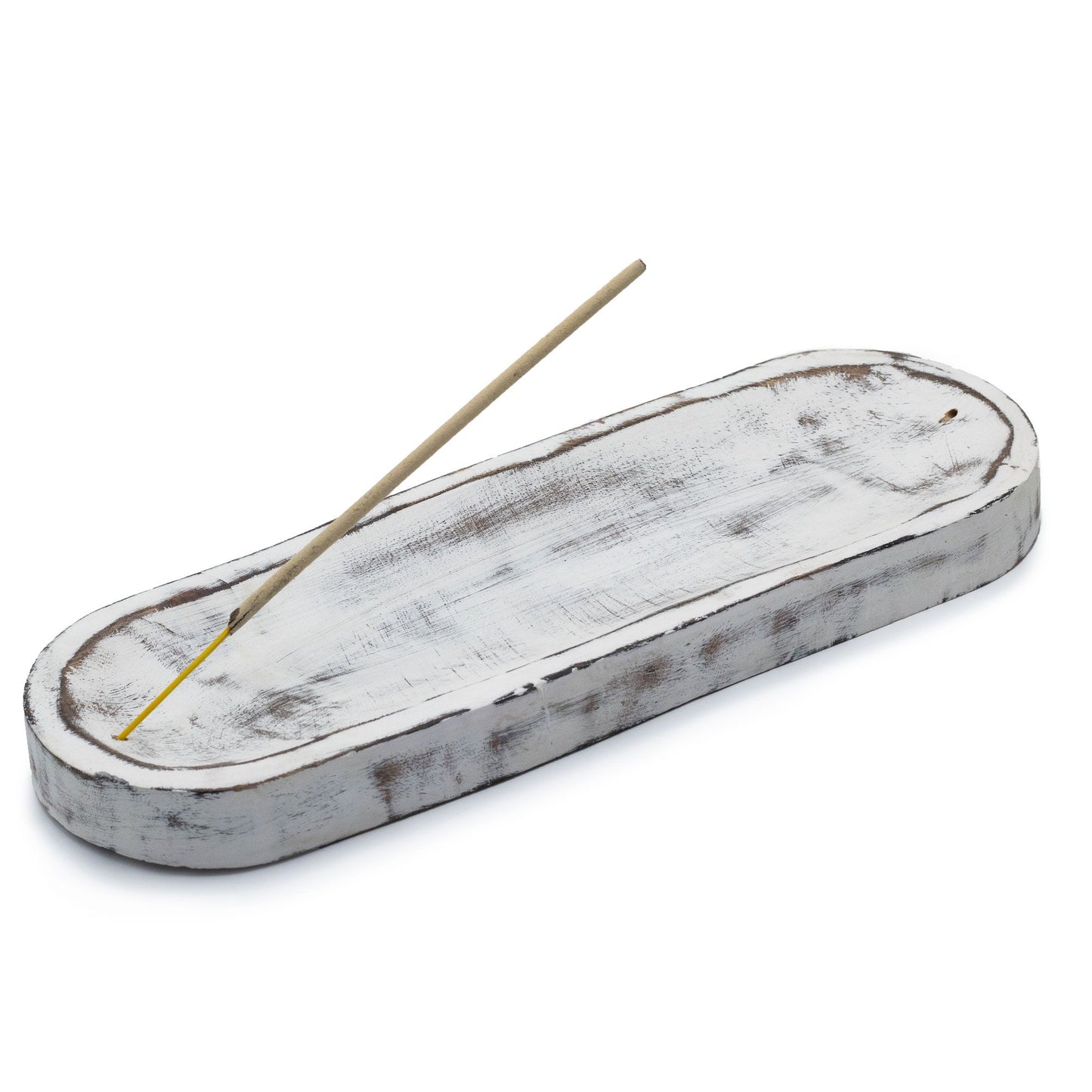 Classic Whitewash - Large Incense Tray (30×10cm)