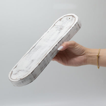 Classic Whitewash - Large Incense Tray (30×10cm)