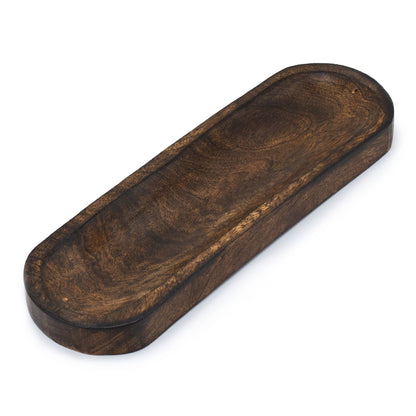 Classic Mango Wood - Large Incense Tray (30×10cm)