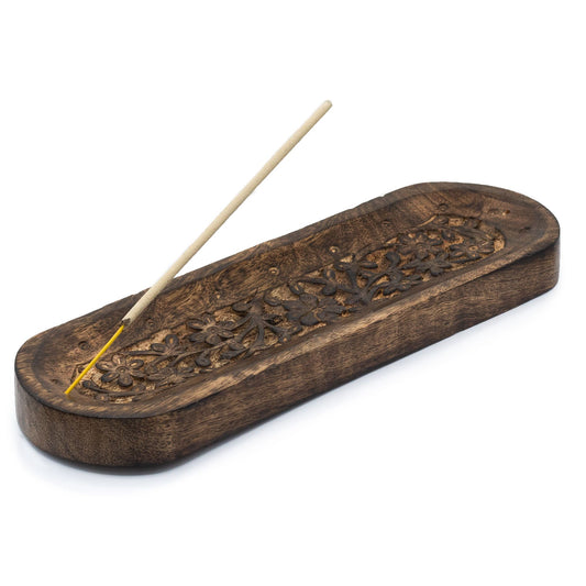 Flower Design - Large Incense Tray (30×10cm)