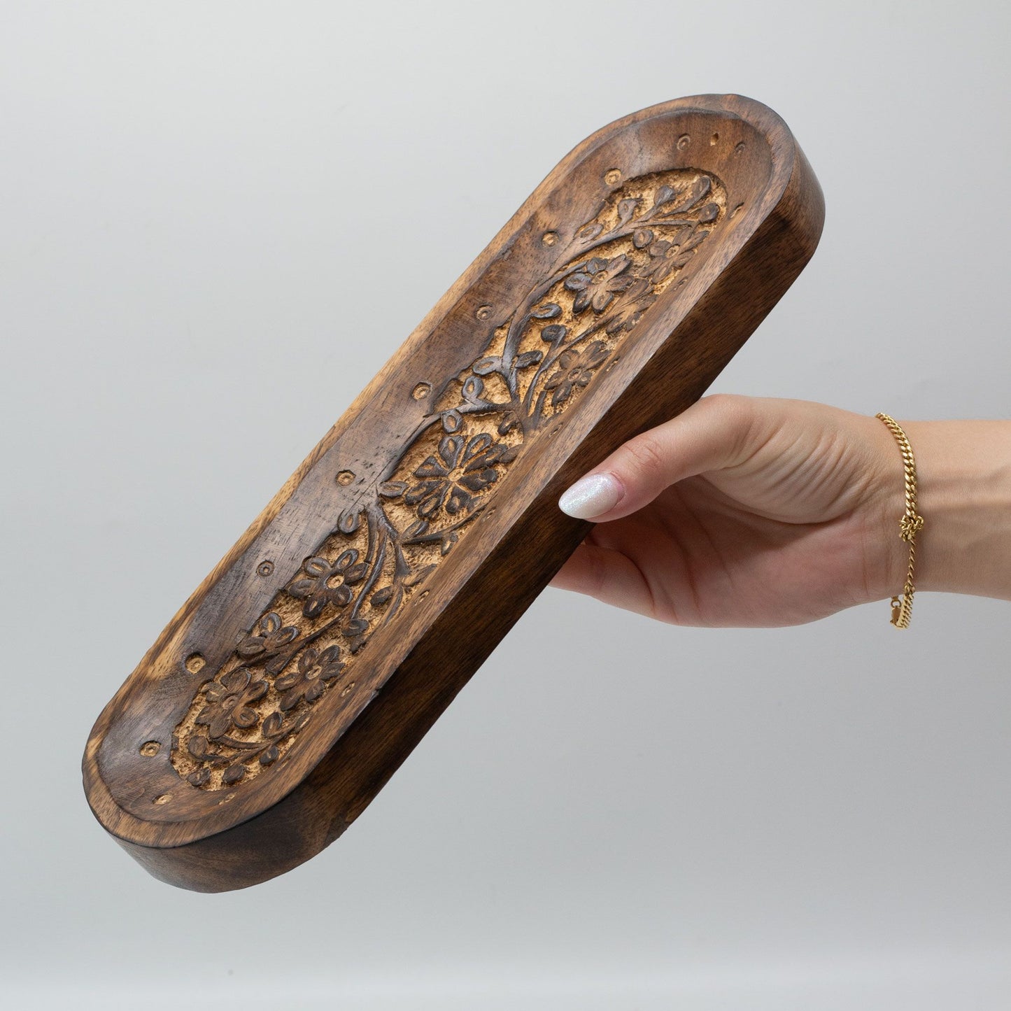 Flower Design - Large Incense Tray (30×10cm)
