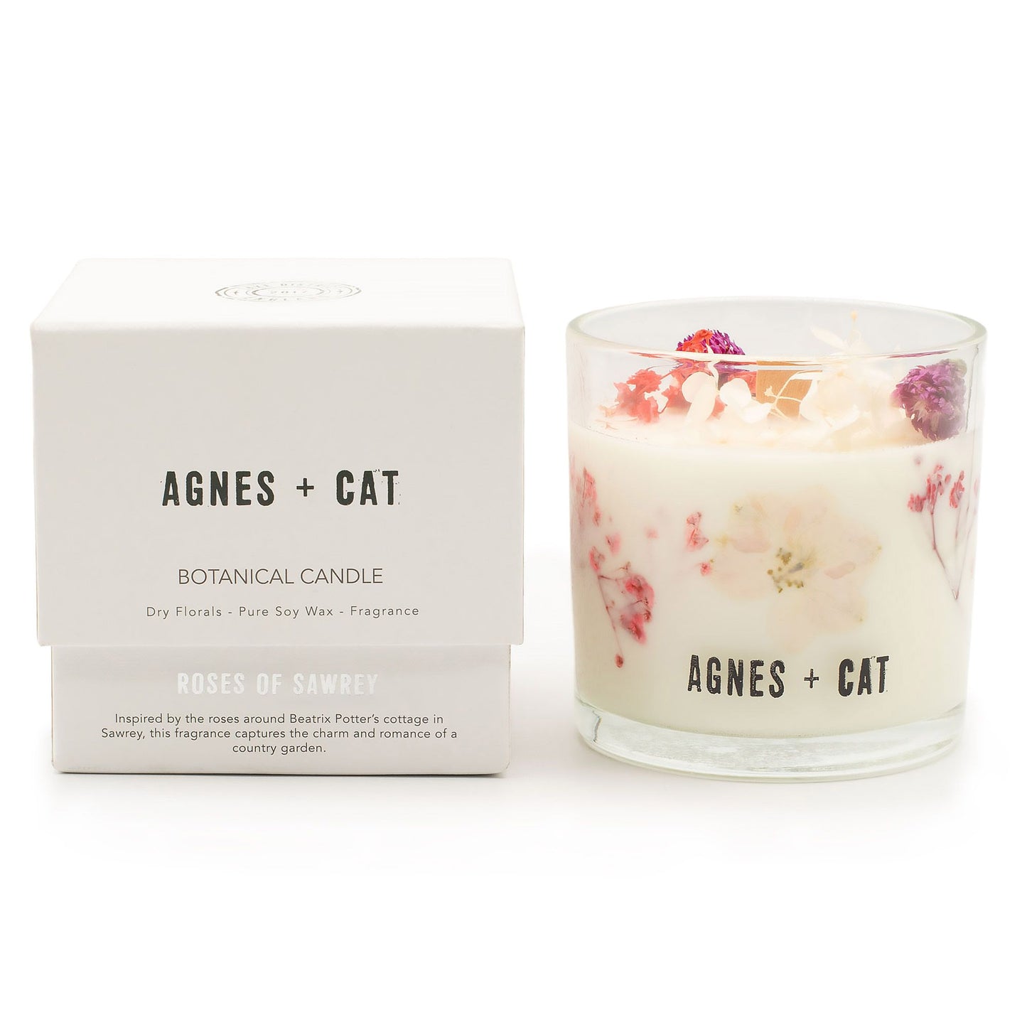 Roses of Sawrey - Botanical Soy Candle (0.38kg)