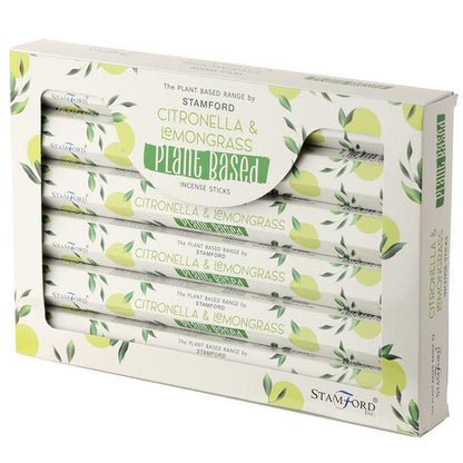 Citronella & Lemongrass - Plant-Based Incense Sticks (50g Pack)